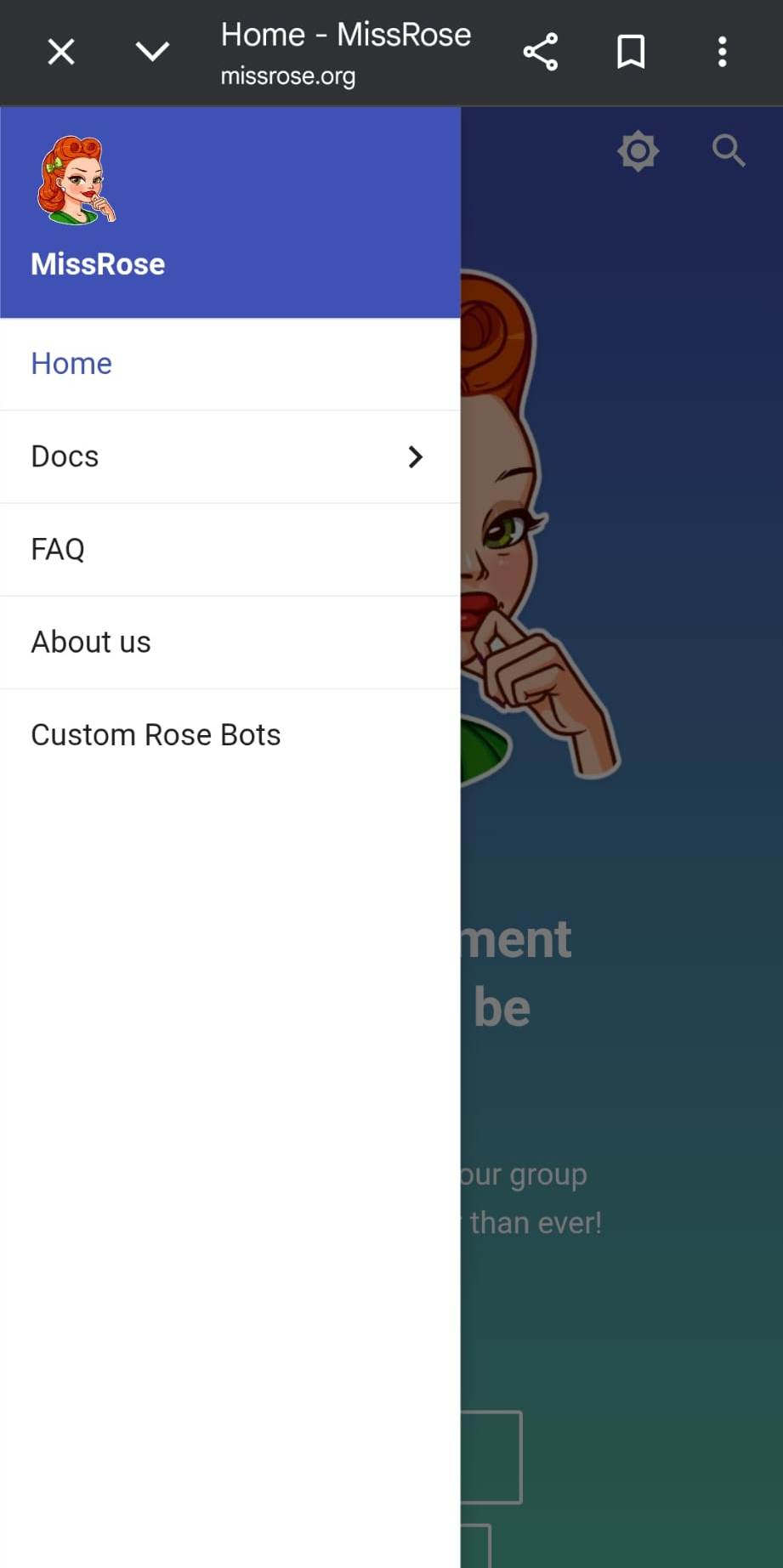 The official Rose website